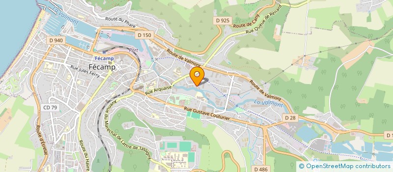 localisation de l'entreprise MADAME STEPHANIE BONNEVILLE  FECAMP