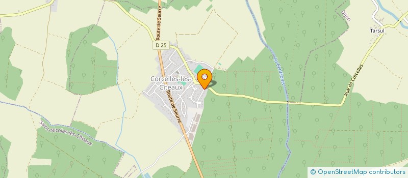 localisation de l'entreprise MADAME STEPHANIE BONNIN  CORCELLES-LES-CITEAUX