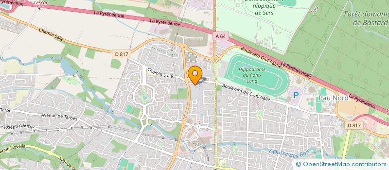 localisation de l'entreprise MADAME STEPHANIE BORDES à LONS