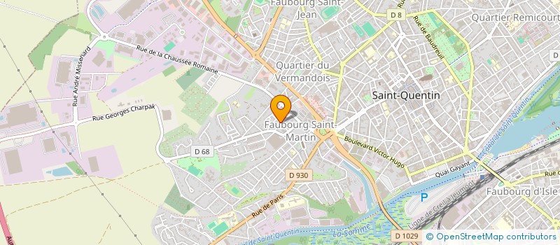 localisation de l'entreprise MADAME STEPHANIE BORDIER à SAINT-QUENTIN