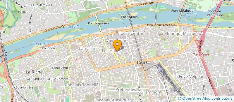 localisation de l'entreprise MADAME STEPHANIE BORDIER  TOURS