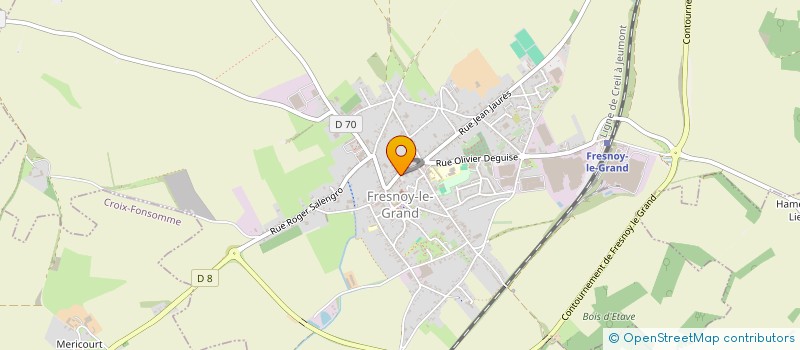 localisation de l'entreprise MADAME STEPHANIE BORECKY à FRESNOY-LE-GRAND