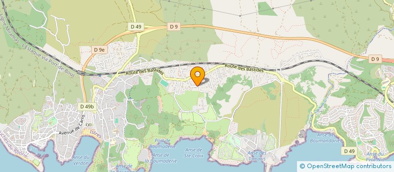 localisation de l'entreprise MADAME STEPHANIE BORONI  MARTIGUES