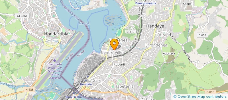 localisation de l'entreprise MADAME STEPHANIE BOSC  HENDAYE