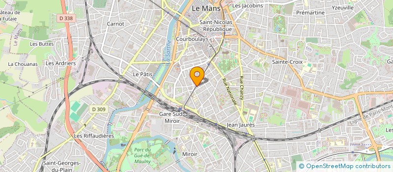 localisation de l'entreprise MADAME STEPHANIE BOSSE  LE MANS