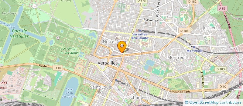 localisation de l'entreprise MADAME STEPHANIE BOUDET à VERSAILLES