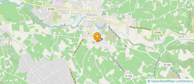 localisation de l'entreprise MADAME STEPHANIE BOUDSOCQ  MAZAN