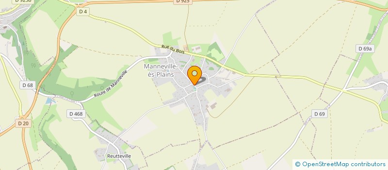 localisation de l'entreprise MADAME STEPHANIE BOUGUIN  MANNEVILLE-ES-PLAINS