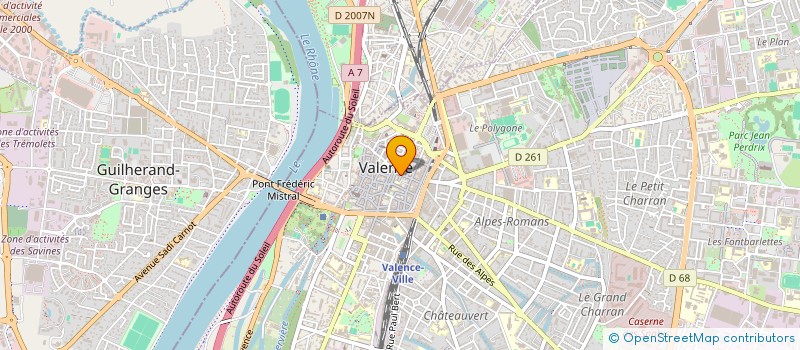 localisation de l'entreprise MADAME STEPHANIE BOUHELIER à VALENCE