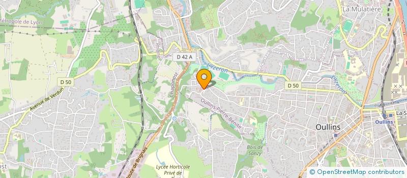 localisation de l'entreprise MADAME STEPHANIE BOUIH BIDJIMA  OULLINS-PIERRE-BENITE