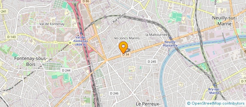localisation de l'entreprise MADAME STEPHANIE BOULAY à LE PERREUX-SUR-MARNE