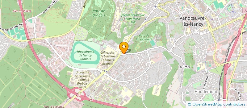 localisation de l'entreprise MADAME STEPHANIE BOULLEE  VANDUVRE-LES-NANCY