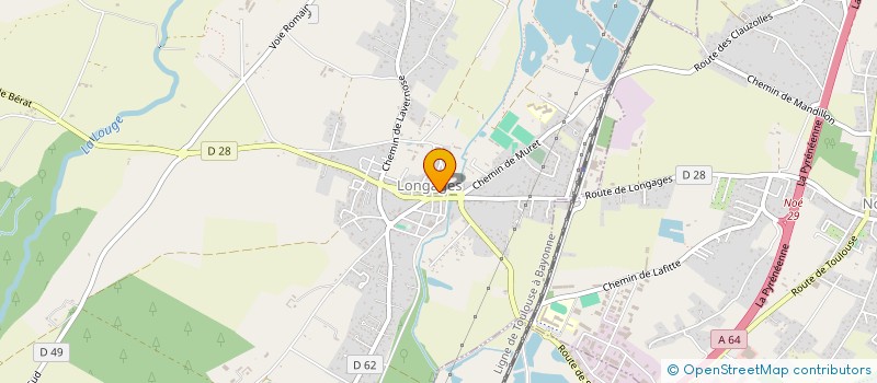 localisation de l'entreprise MADAME STEPHANIE BOUNY  LONGAGES