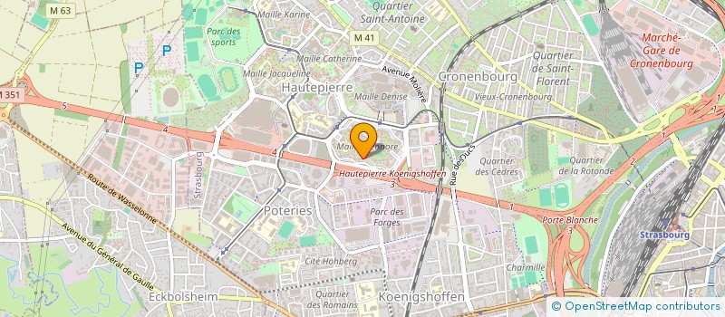 localisation de l'entreprise MADAME STEPHANIE BOUR à STRASBOURG