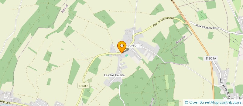 localisation de l'entreprise MADAME STEPHANIE BOURDAGES  PUISEUX-LE-HAUBERGER