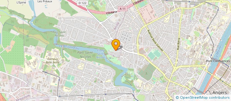 localisation de l'entreprise MADAME STEPHANIE BOURDEL  AVRILLE