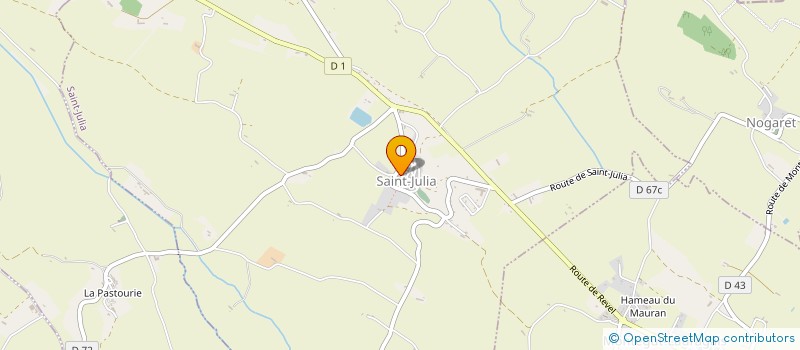 localisation de l'entreprise MADAME STEPHANIE BOURGEOIS  SAINT-JULIA