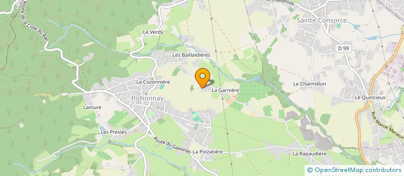 localisation de l'entreprise MADAME STEPHANIE BOURGEOIS  POLLIONNAY