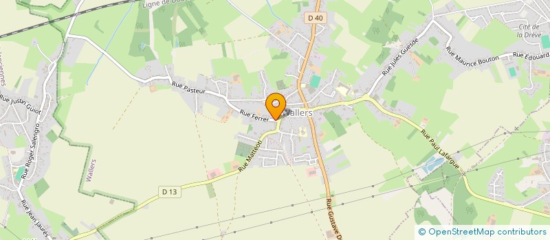 localisation de l'entreprise MADAME STEPHANIE BOURGOIN  WALLERS