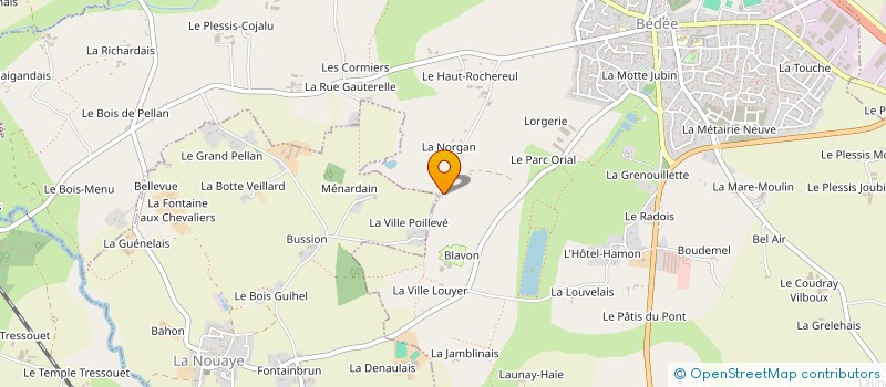 localisation de l'entreprise MADAME STEPHANIE BOURON à BEDEE