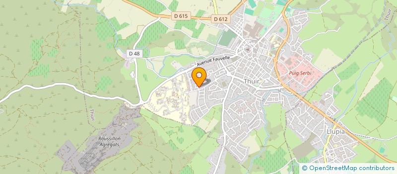 localisation de l'entreprise MADAME STEPHANIE BOURRAT  THUIR