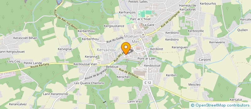 localisation de l'entreprise MADAME STEPHANIE BOURVIC  MOELAN-SUR-MER