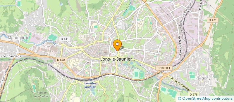 localisation de l'entreprise MADAME STEPHANIE BOUSSAUD à LONS-LE-SAUNIER