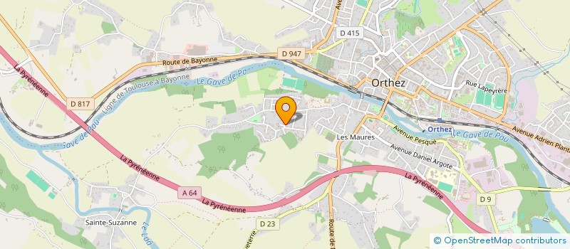 localisation de l'entreprise MADAME STEPHANIE BOUTET  ORTHEZ