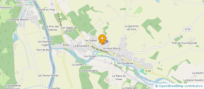 localisation de l'entreprise MADAME STEPHANIE BOUTIER  ABILLY