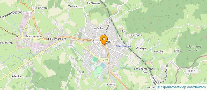 localisation de l'entreprise MADAME STEPHANIE BOUVARD à CHAUFFAILLES
