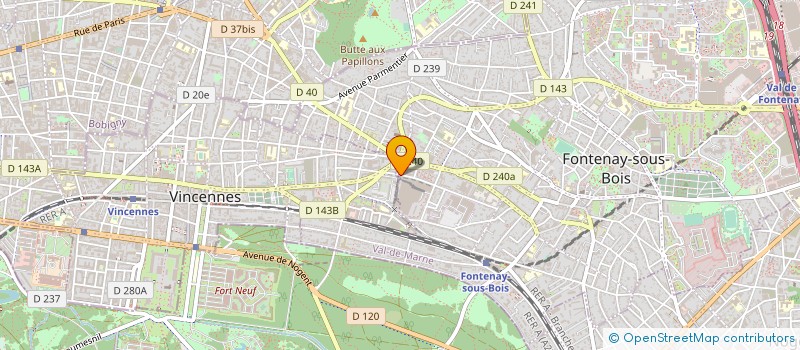 localisation de l'entreprise MADAME STEPHANIE BOWEN SQUIRES à FONTENAY-SOUS-BOIS