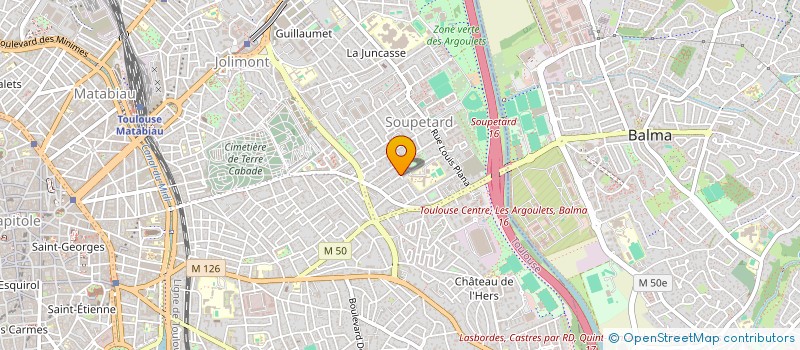 localisation de l'entreprise MADAME STEPHANIE BRACQ  TOULOUSE