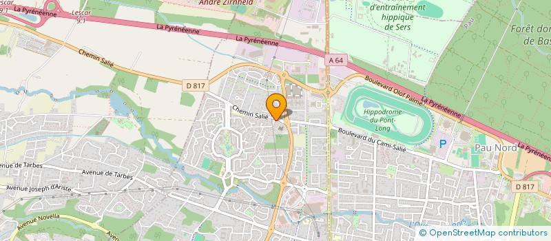 localisation de l'entreprise MADAME STEPHANIE BRANCHE  LONS