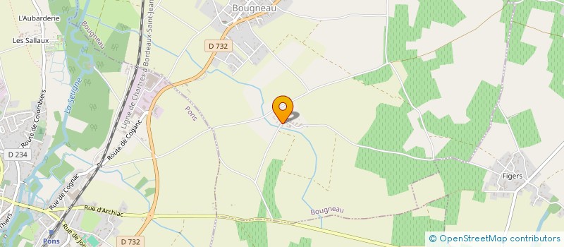 localisation de l'entreprise MADAME STEPHANIE BRAUD  BOUGNEAU