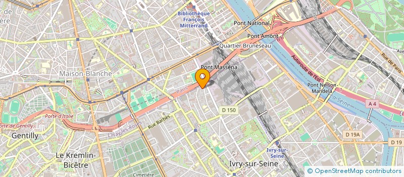 localisation de l'entreprise MADAME STEPHANIE BRAULT  IVRY-SUR-SEINE