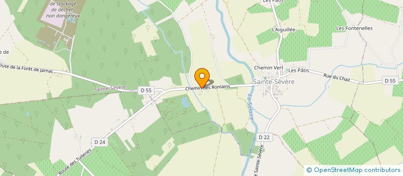 localisation de l'entreprise MADAME STEPHANIE BRAULT à SAINTE-SEVERE
