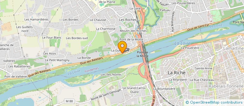 localisation de l'entreprise MADAME STEPHANIE BRAULT  FONDETTES