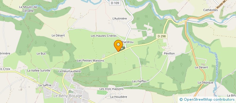 localisation de l'entreprise MADAME STEPHANIE BRIAND  SOULEUVRE EN BOCAGE