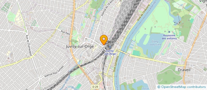 localisation de l'entreprise MADAME STEPHANIE BRIATTE à JUVISY-SUR-ORGE