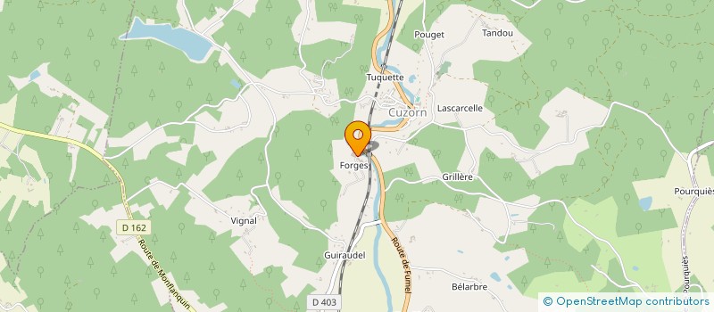 localisation de l'entreprise MADAME STEPHANIE BRICE  CUZORN