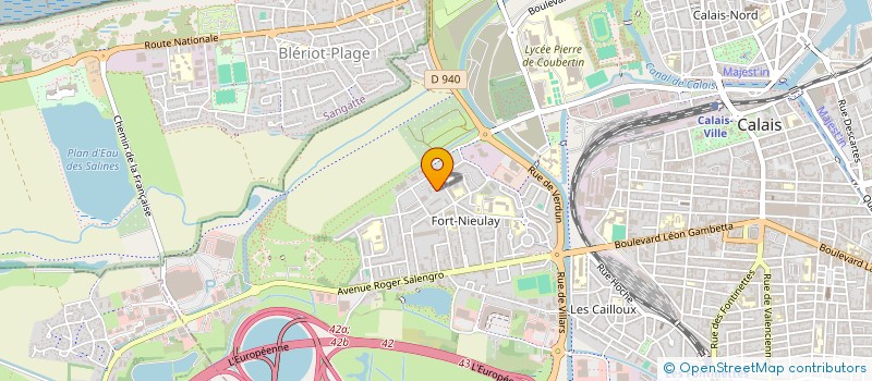 localisation de l'entreprise MADAME STEPHANIE BRIEZ  CALAIS