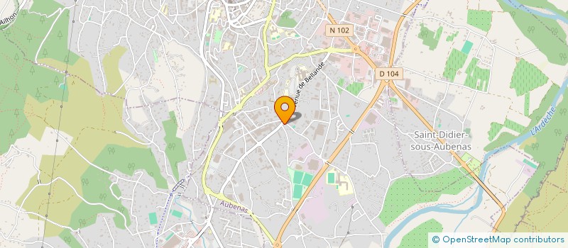 localisation de l'entreprise MADAME STEPHANIE BRIOUDE  AUBENAS