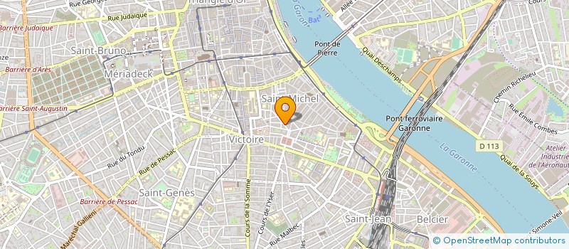 localisation de l'entreprise MADAME STEPHANIE BROQUEDIS à BORDEAUX