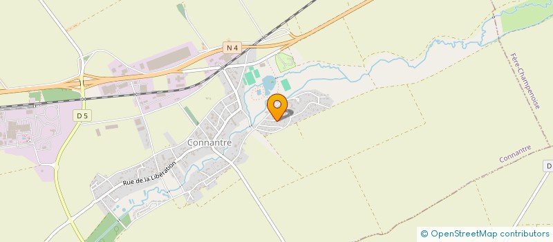 localisation de l'entreprise MADAME STEPHANIE BROQUET  FERE-CHAMPENOISE