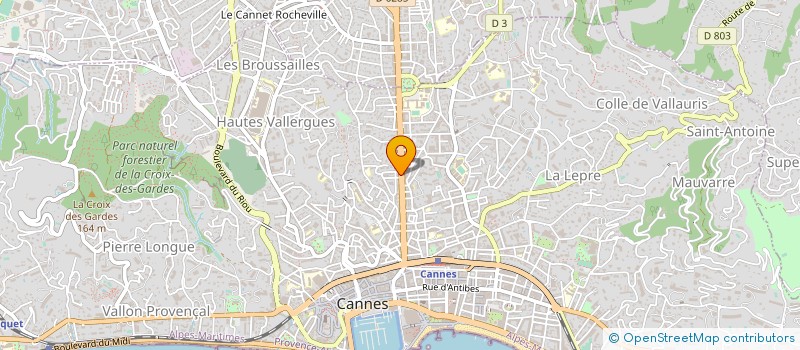 localisation de l'entreprise MADAME STEPHANIE BROTONS à CANNES