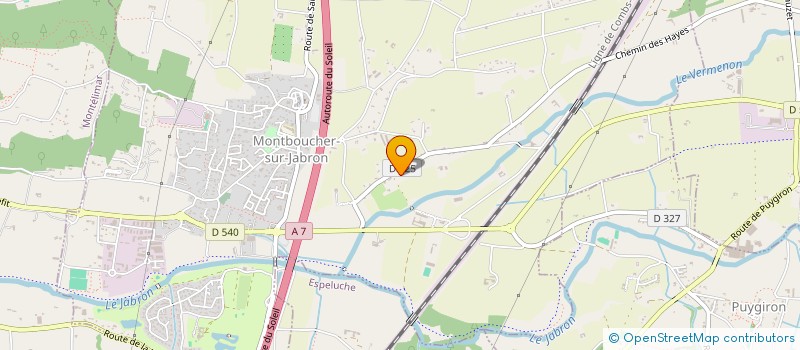 localisation de l'entreprise MADAME STEPHANIE BROUCHIER  MONTBOUCHER-SUR-JABRON