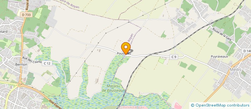 localisation de l'entreprise MADAME STEPHANIE BROUSSARD  MEDIS