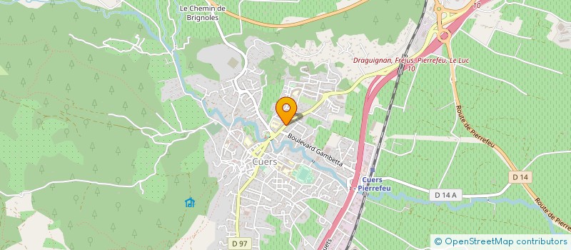 localisation de l'entreprise MADAME STEPHANIE BRU  CUERS