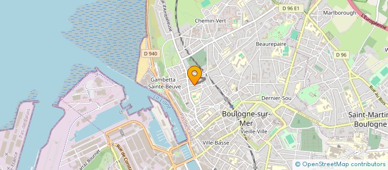 localisation de l'entreprise MADAME STEPHANIE BRUCHET  BOULOGNE-SUR-MER