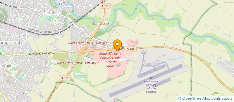 localisation de l'entreprise MADAME STEPHANIE BRUNETEAU  CHAURAY